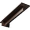 Ekena Millwork Heaton Hidden Support Steel Bracket w/ 10" Support Depth, Hammered Dark Bronze 3"W x 14"D x 2"H BKTM03X14X02HEHDB - alternate 1